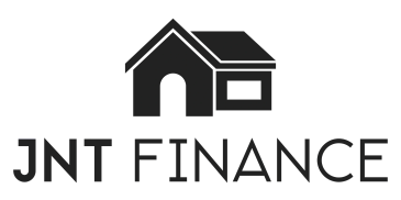 Logo featuring a house and text 'JNT FINANCE'.