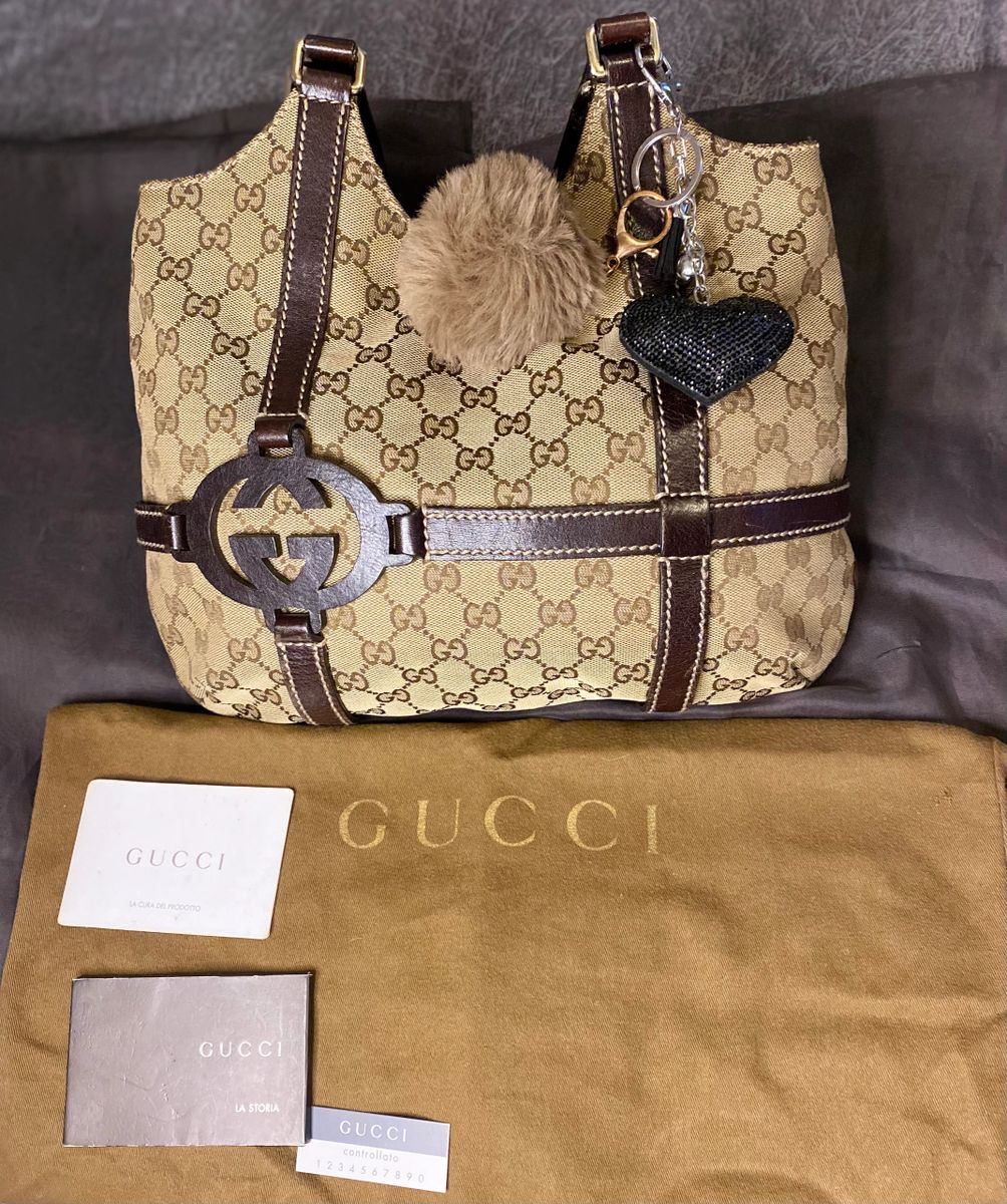 Vintage Gucci Tote GG Shoulder bag