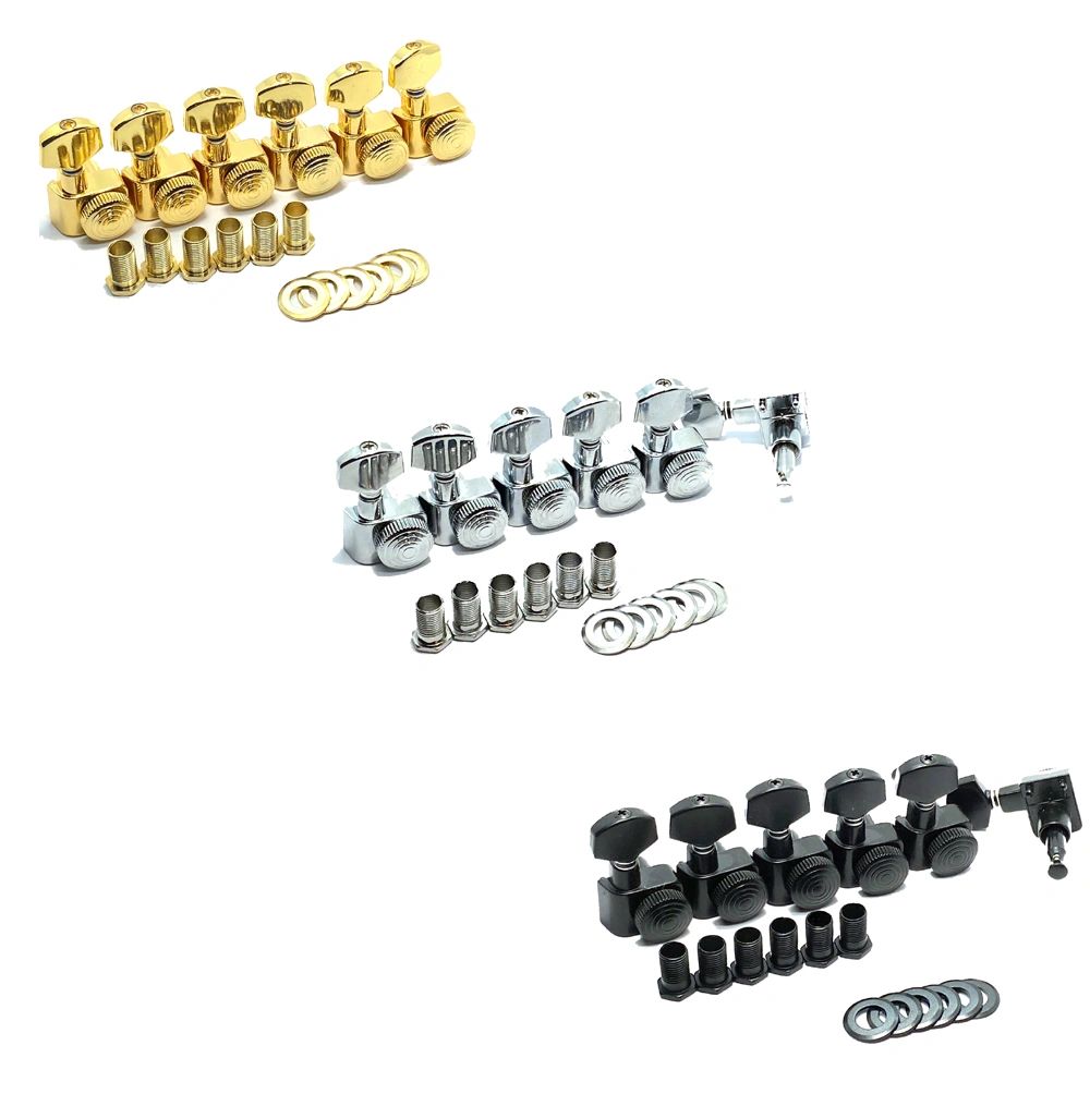 Deluxe Two Pin Locking Tuners, Fender Retrofit Inline Style, Set of 6