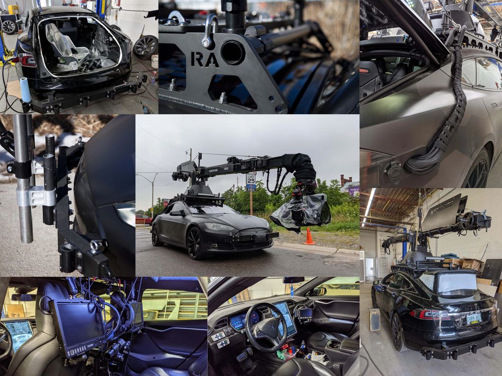 Tesla Camera Car for the U-Crane Arm