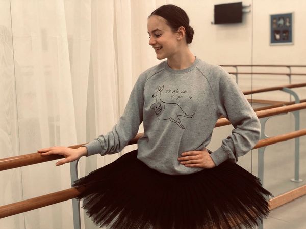 LYDIA BRAYSHAW in a dance costume
