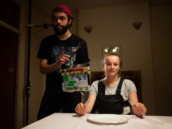 LYDIA BRAYSHAW dinner scene
