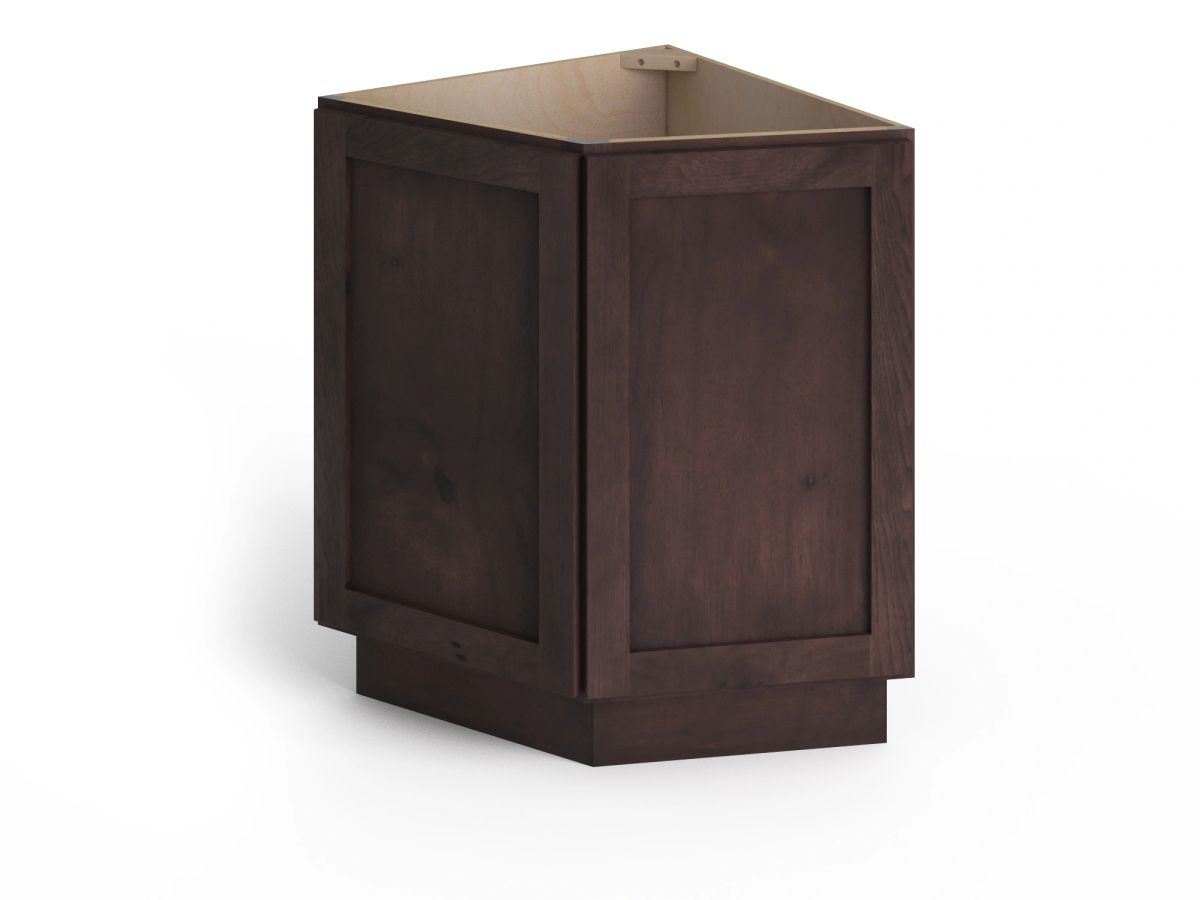 Rustic Hickory Angle Base