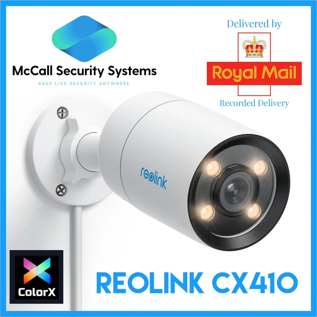 Reolink's CX410 2K security cam features color night vision