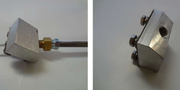 thumbnail image 2 of Chrome Engine Oil Dipstick With 1/4 NPT Adapter - Fits Custom Oil Pans 2 of 6