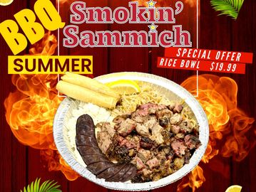 Smokin' Summer - In Store or Phone in Order - Special
Add a Savory Sausage to Any Rice Bowl 