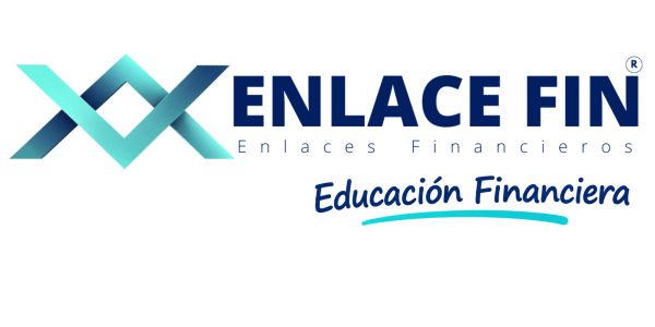 Logotipo de Enlace Fin con texto educativo.