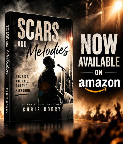 Book 'Scars and Melodies' by Chris Dobry now available on Amazon.