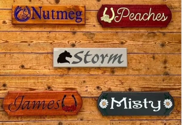 Custom Stall Signs