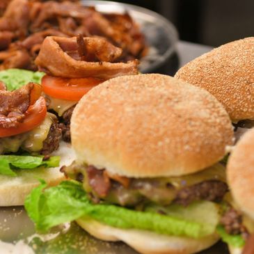 Fresh brisket burger