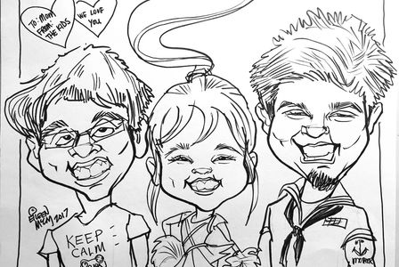 Party Caricatures live entertainment