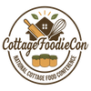 Logo for a national cottage food conference for cottage food entrepreneurs called CottageFoodieCon