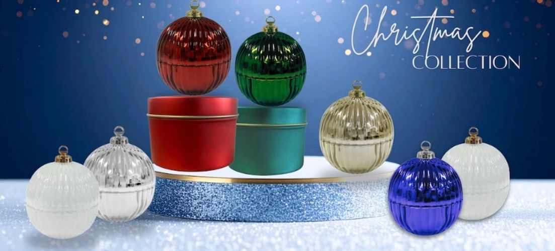 Christmas Bauble Candle Jars