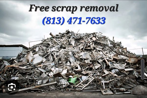 scrap metal free pickup.
#recycling
#junkservice