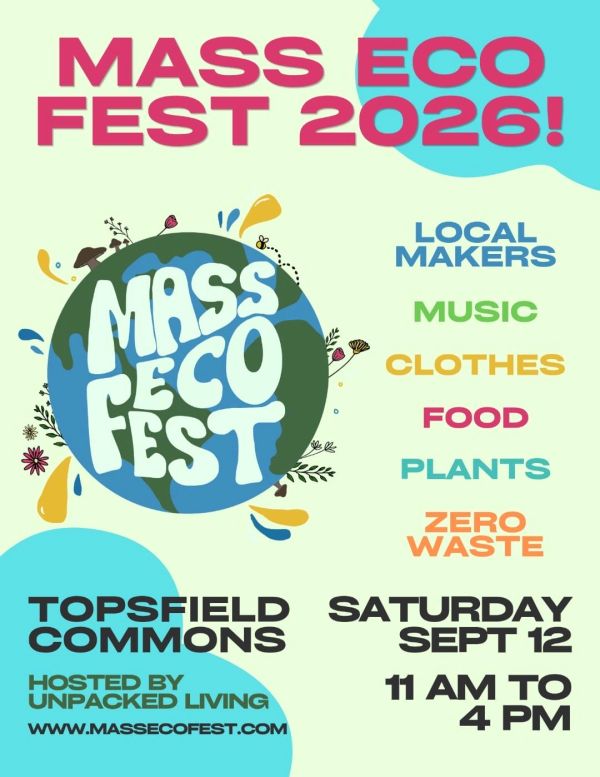 Mass Eco Fest 2026 event poster with details and activities.