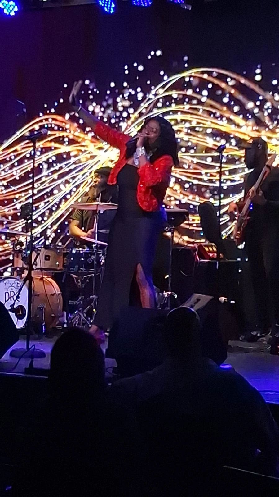 Angee’s big band performance in California singing The Motown Female Ledgends.