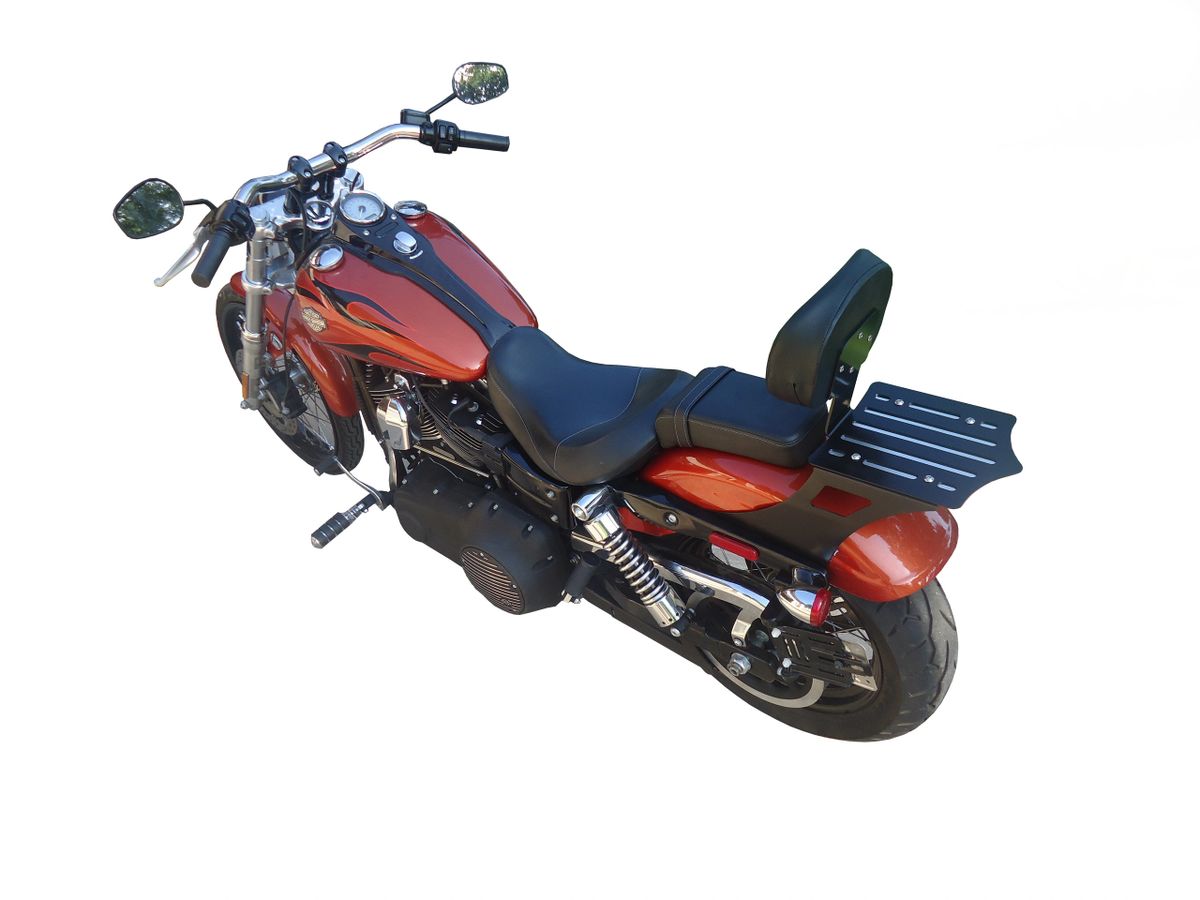 Harley Davidson Dyna Luggage Rack With Passenger Seat
