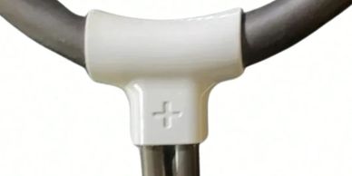TPU Coil fitting | shows positive side of the coil | Custom made | Apex Magnetics
