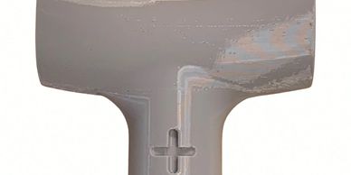Gray TPU PEMF coil fitting | 3d manufactured by Apex Magnetics