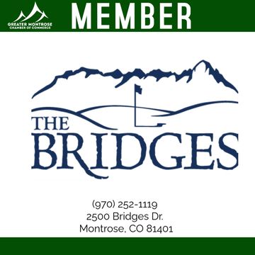 Logo of The Bridges with contact details and Chamber of Commerce membership.