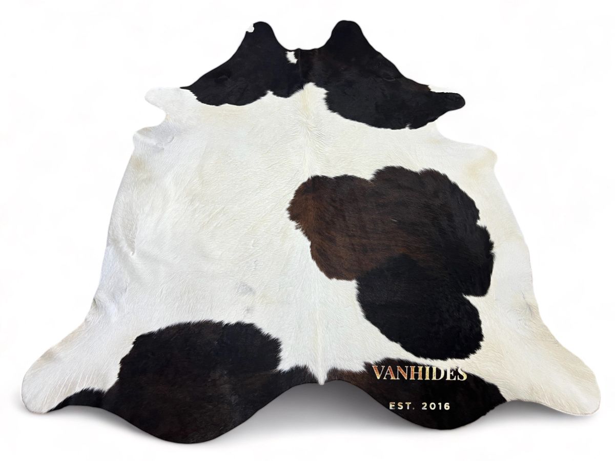 Natural Premium XL Exotic Cowhide Rug 7' X 8' 1/2