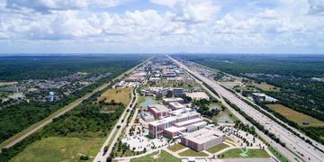 Aerial photography example done by PlusCorp in Houston