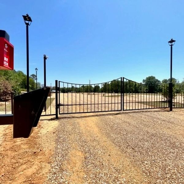 The gated entry provides safety and a piece of mind for all of our guests.