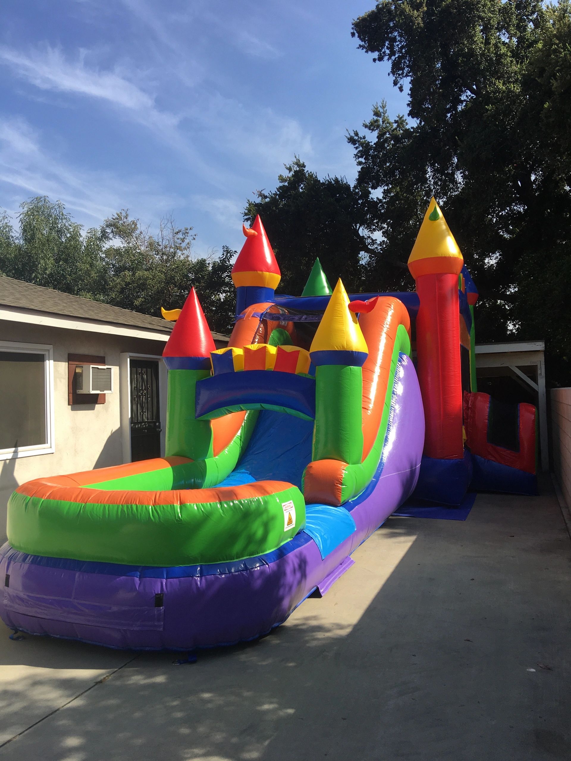 Rainbow Dry Slide Combo 16' x 34'