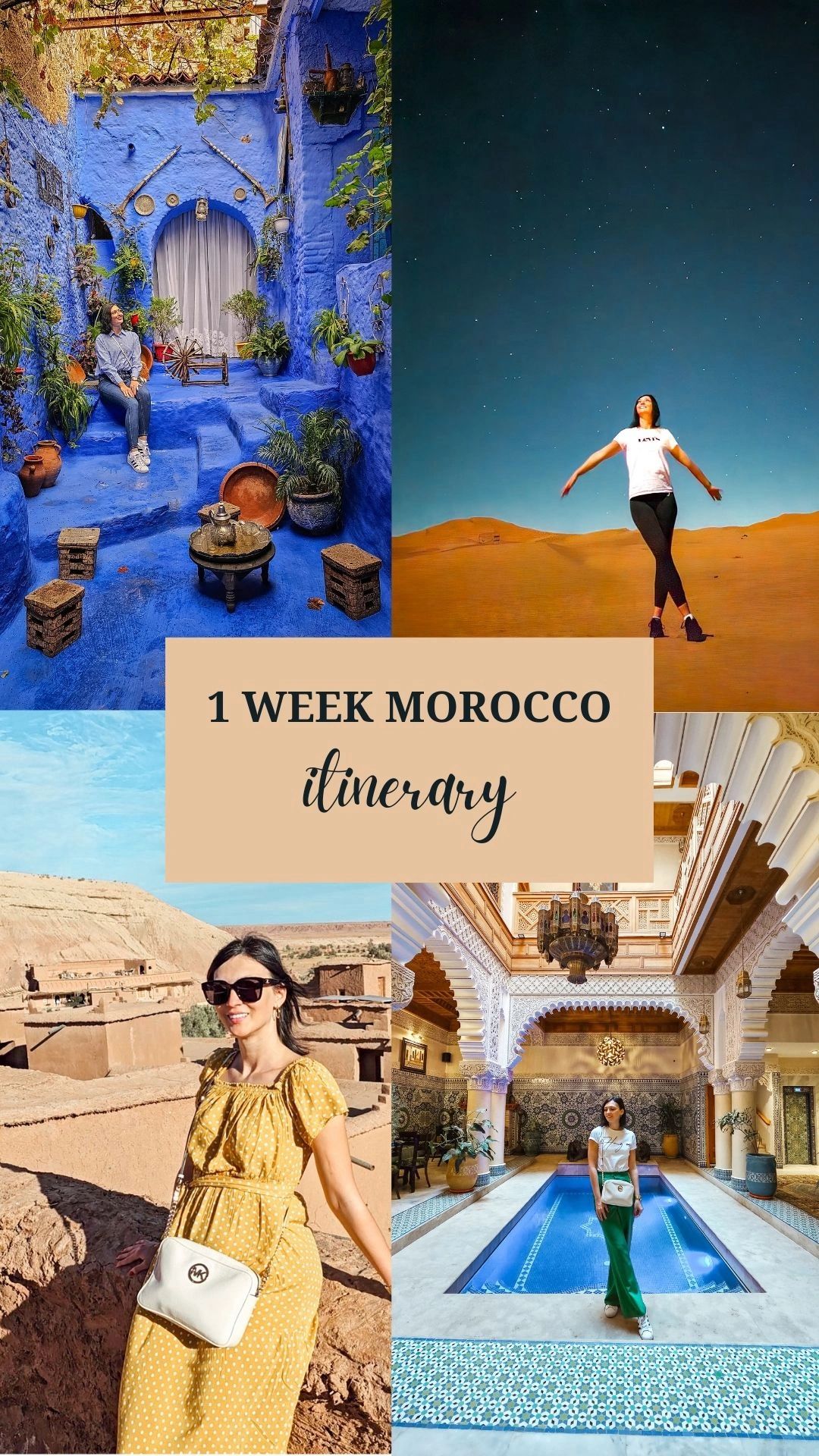 1 week Morocco itinerary