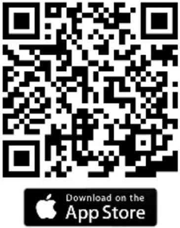 QR code for App Store download.