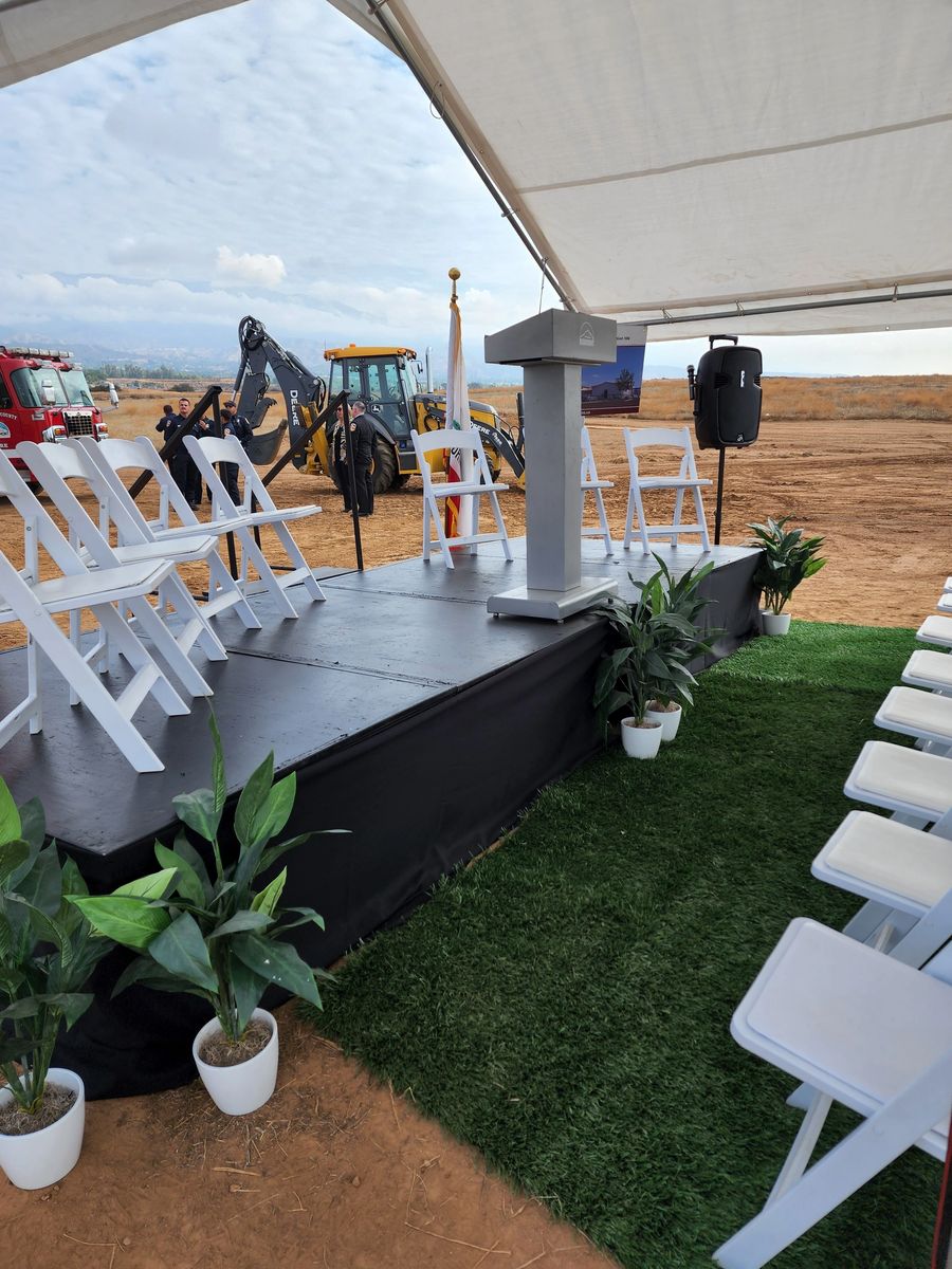 12x8 or 16x6 Stage Rental