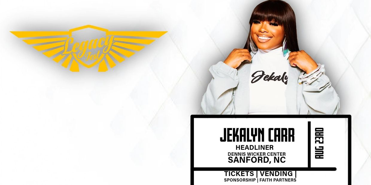 Legacy Fest is bringing Jekalyn Carr to Sanford, North Carolina