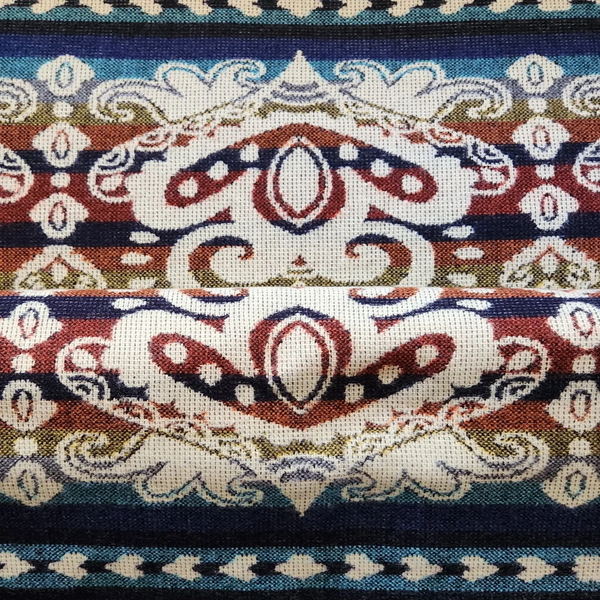 This blanket is handmade by Indigenous people in the northern part of Ecuador. 