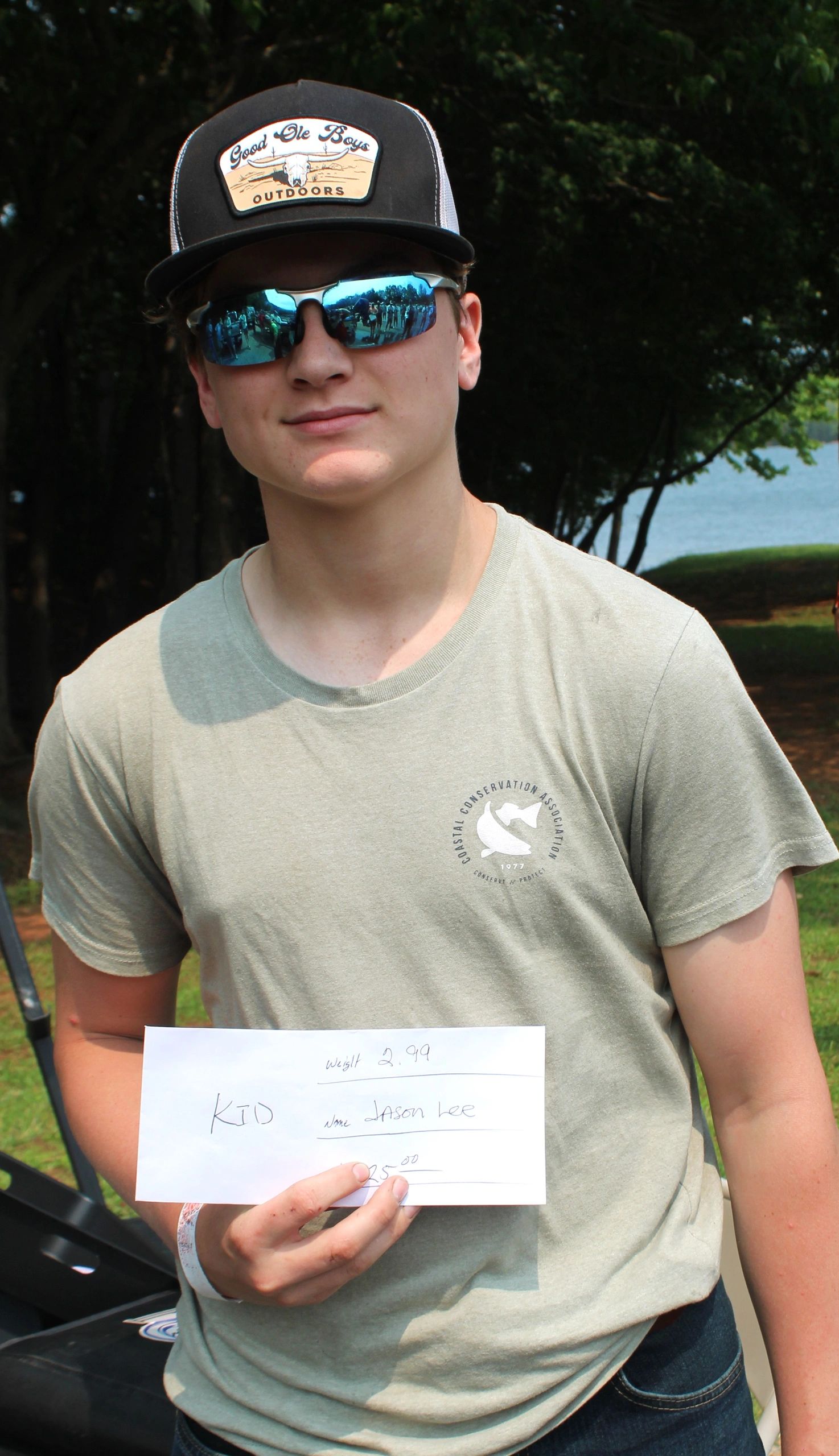 Congratulations Jason Lee    2.99 lbs. 