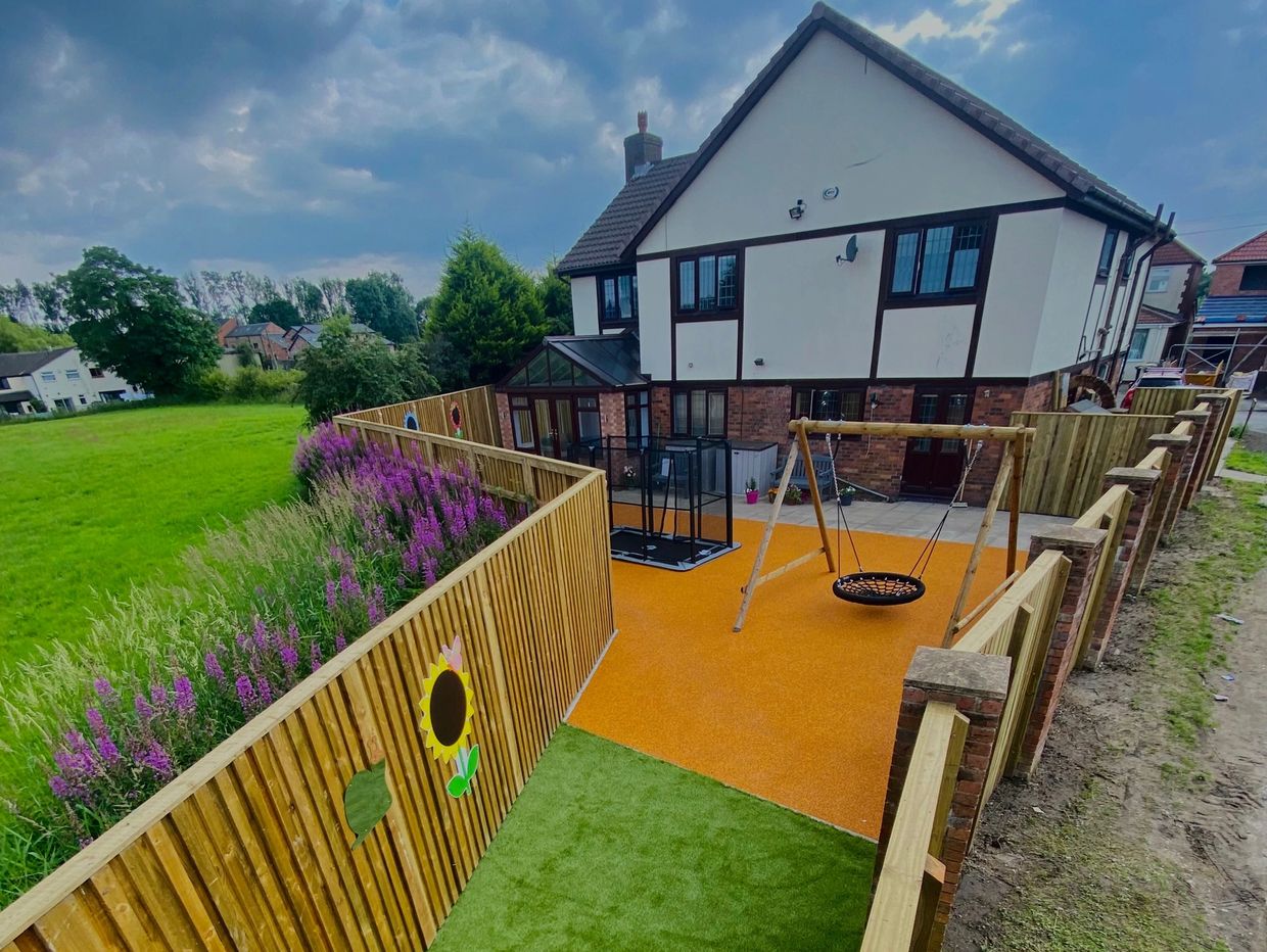 Garden redesign in Cheshire