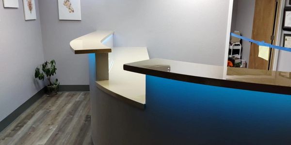 Countertop with lights 