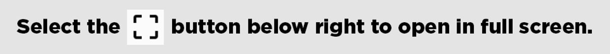 Instruction to select the button for fullscreen mode.