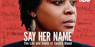 Sandra Blanda who died at the hands of a white policeman in Texas.