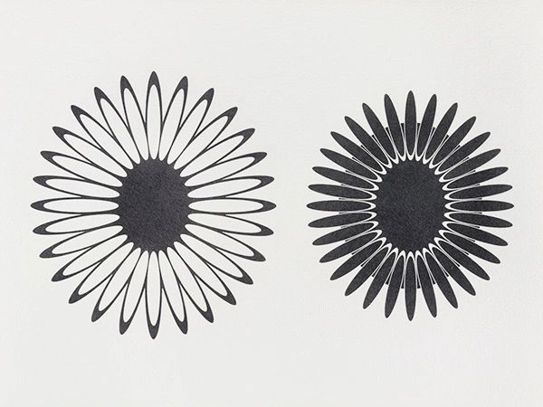 Jane Harris, Orbiters 7, 2015, Graphite on Arches paper