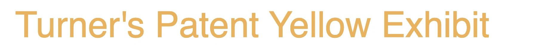 Turner's Patent Yellow