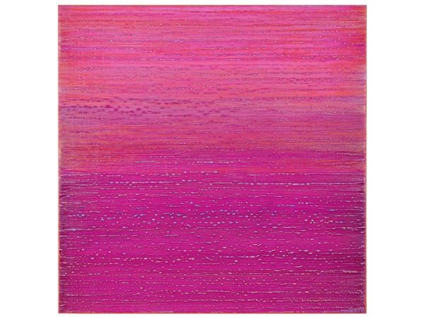 Joanne Mattera, Silk Road 463, 2019, 18×18"