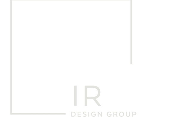 Minimalist logo with a square outline and text 'IR Design Group' inside.