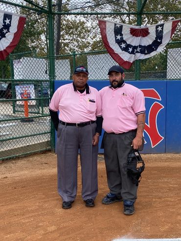 Prior to an October Baseball game at 
Throggs Neck Little League Park