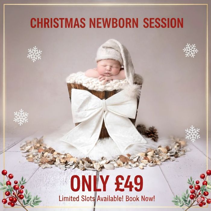 baby asleep in wooden bucket at Cannock newborn photography studio staffordshire