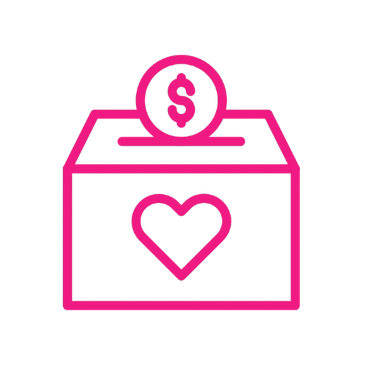 Donation box. 