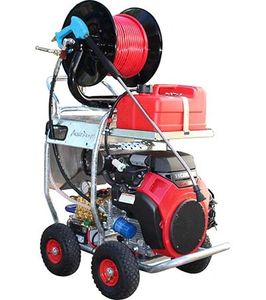 Hydro Jet Drain Cleaning machine. A Drain Jetter clears blocks drains in the best way possible.