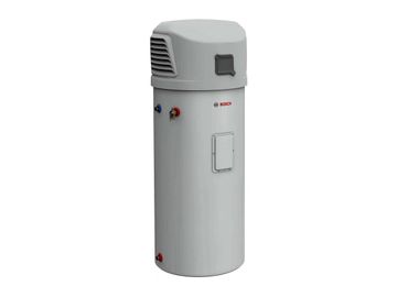 BOSCH Heat Pump Hot Water System. Energy efficient electric hot water heater.