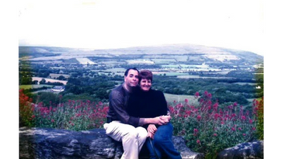 Two present people together in a shared moment. 