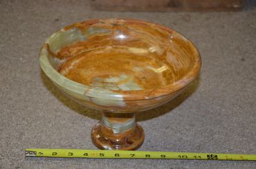 Onyx Pedestal Fruit Bowl