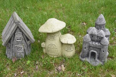 3 fairy houses